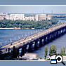 All-welded bridge named after Paton across the river of Dnieper in Kiev