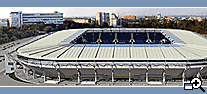 Football Club "Dnepr" Stadium, city Dnepropetrovsk